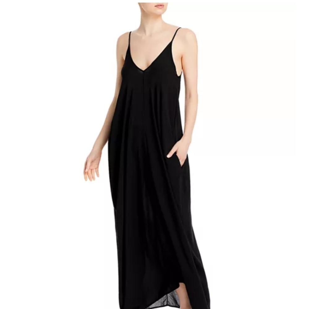 Elan Beach Sleeveless High Low Dress